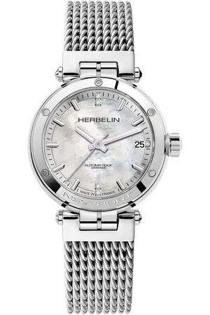 Michel Herbelin Automatikuhr Damen Uhr 1658/89B Edelstahl Automatik, (1-tlg) - Verkäufer: Juwelier-Bacak