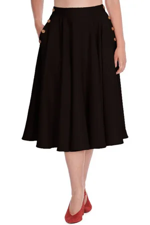 Banned Retro A-Linien-Rock Polly May Swing Skirt Vintage A-Linie Rock - Verkäufer: Schompi Trading e.K.