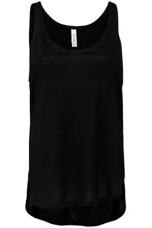 Bella Tanktop 1er / 2er-Pack sommerliches, ärmelloses Damen Shirt / Tank Top mit weiter Passform (2-tlg) U-Ausschnitt, Seitenschlitze - Verkäufer: witoru