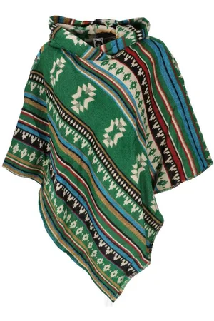 GURU-SHOP Langjacke Inka Poncho mit Kapuze, Goa Hippie Boho Poncho.. - Verkäufer: