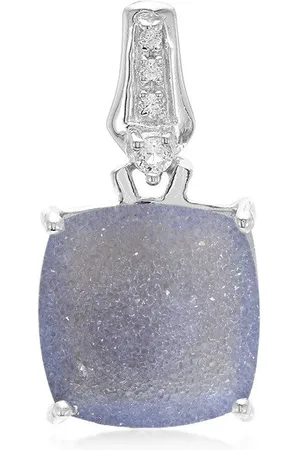 Cavill Anhänger Set Brasilianischer Glitzerachat & Weißer Topas Silber-Anhänger, 9,76 ct (1-tlg) - Verkäufer: Juwelo Deutschland GmbH