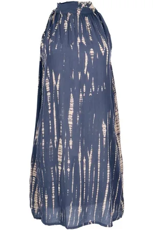 GURU-SHOP Midikleid Minikleid Boho chic, luftiges weites high nack.. alternative Bekleidung - Verkäufer:
