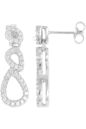 Cavill Ohrring-Set Schicke kambodschanische Zirkon Unendlichkeit Silber Ohrringe, 1.014ct (2-tlg) - Verkäufer: Juwelo Deutschland GmbH