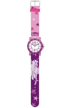 Scout Quarzuhr Mädchenuhr Einhorn und Sterne mit Textilarmband von - Verkäufer: Unique Jewelry GmbH