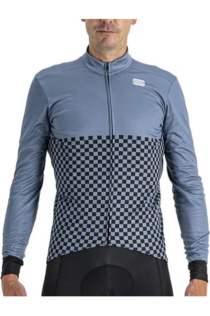 Sportful Radtrikot Checkmate Thermal Jersey - Blue Sea Black - Verkäufer: Hoco Online GmbH