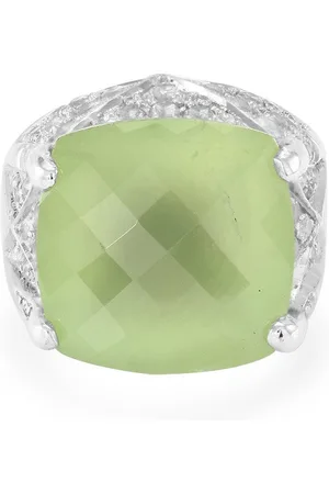 Cavill Silberring Australischer Prehnit-Kissenschliff Silberring, 15,99ct (1-tlg) - Verkäufer: Juwelo Deutschland GmbH