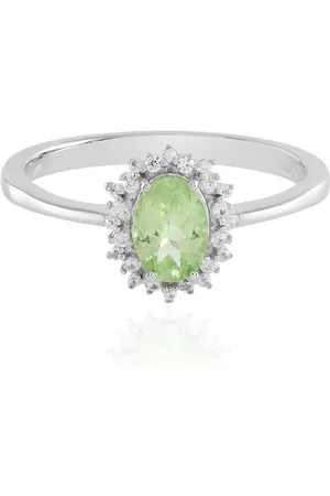 Cavill Silberring Mintgrüner tansanischer Granat Sterling Ring, 0,636 ct (1-tlg) - Verkäufer: Juwelo Deutschland GmbH