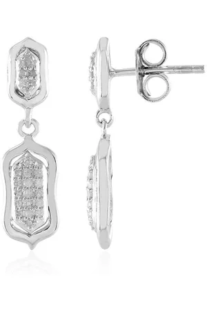 Cavill Ohrring-Set Art-Deco inspirierte 0,216ct Diamant Silber Ohrringe (2-tlg) - Verkäufer: Juwelo Deutschland GmbH