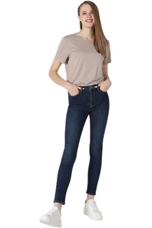 Colins Girlfriend-Jeans 759 Lara Damen-Jeanshose mit mittlerer Taille und schmalem Bein, super - Verkäufer: MegaMerchant