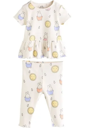Next Shirt & Leggings Lizenziertes Baby Kurzarmtop + Leggings, Miffy (2-tlg) - Verkäufer: Germany GmbH
