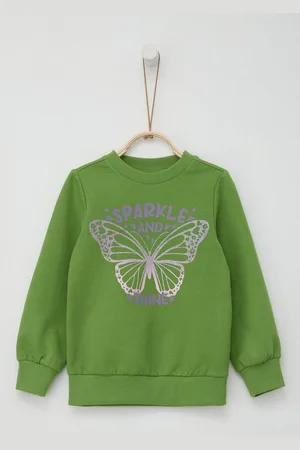 QS by s.Oliver Sweatshirt Sweatshirt mit Glitzerprint Glitzer - Verkäufer: