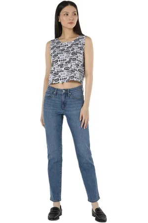 Colins Girlfriend-Jeans Slim Fit Jeanshose Damen in Blau mit normaler Taille und geradem Bein - Verkäufer: MegaMerchant