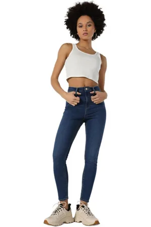Colins Girlfriend-Jeans 760 Diana Super Slim Fit High Waist Skinny Leg Blue Jean Damenhose - Verkäufer: MegaMerchant