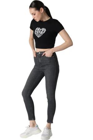 Colins Girlfriend-Jeans 760 Diana Super Slim Fit High Waist Skinny Leg Grey Jean Damenhose - Verkäufer: MegaMerchant