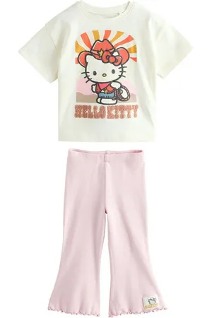 Next Top & Leggings Kurzarm-T-Shirt und Leggings, Hello Kitty (2-tlg) - Verkäufer: Germany GmbH