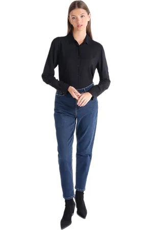 Colins Girlfriend-Jeans Blaue Damenhose 896 Maria Mom Fit mit hoher Taille und schmal zulaufen - Verkäufer: MegaMerchant