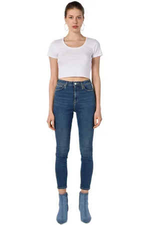 Colins Girlfriend-Jeans 760 Diana Super Slim Fit High Waist Skinny Leg Blaue Damen-Jeanshose - Verkäufer: MegaMerchant