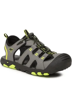 KangaROOS Sandalen K-Trek Jam 10046 000 2221 Steel Grey/Limetta Sandale - Verkäufer: Modivo_de