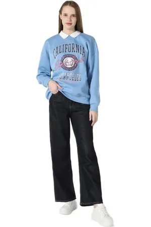 Colins Girlfriend-Jeans Berry Regular Fit, hohe Taille, weites Bein, schwarze Damen-Jeanshose - Verkäufer: MegaMerchant