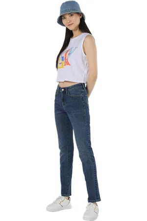 Colins Girlfriend-Jeans Damenjeanshose mit mittlerer Taille schmalem Schnitt und geradem Bein - Verkäufer: MegaMerchant