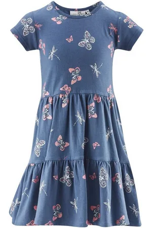 happy girls Jerseykleid Jerseykleid Schmetterling kurzarm (1-tlg) Glitzer - Verkäufer: Familiennestkindermode