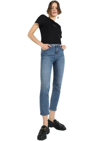 Colins Girlfriend-Jeans 703 Carla Slim Fit Jeanshose für Damen in Blau mit normaler Taille und - Verkäufer: MegaMerchant