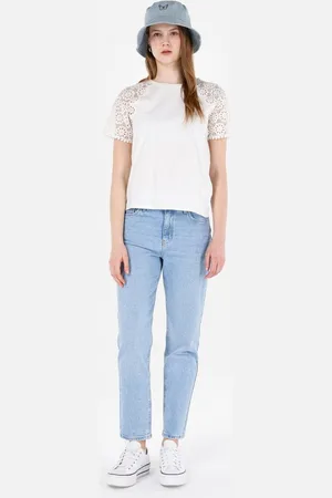 Colins Girlfriend-Jeans Mom Fit Tapered Leg Damenjeans - Verkäufer: MegaMerchant