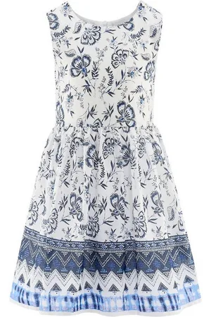 happy girls Sommerkleid Baumwollkleid Sommer Allover Blumenmuster (1-tlg) edel - Verkäufer: Familiennestkindermode