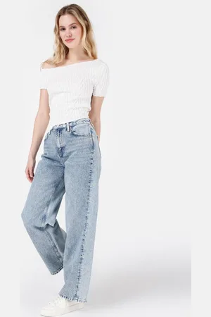Colins Girlfriend-Jeans Regular Fit Damen-Jeans mit hoher Taille und weitem Bein - Verkäufer: MegaMerchant