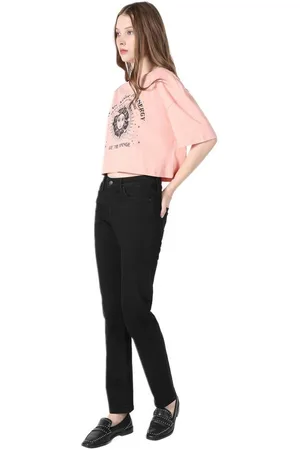 Colins Girlfriend-Jeans 703 Carla Damen-Jeanshose mit mittlerer Taille, geradem Bein und schma - Verkäufer: MegaMerchant