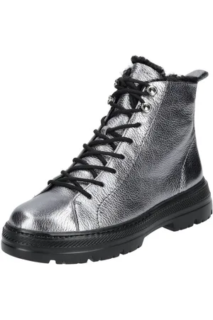 Paul Green Stiefelette Leder Schnürstiefelette