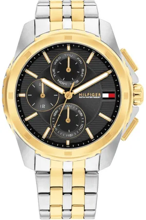 Tommy Hilfiger Multifunktionsuhr WALKER 1710621, Quarzuhr, Armbanduhr, Herrenuhr, Datum, Edelstahlarmband