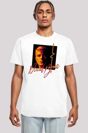 F4NT4STIC T-Shirt David Bowie Photo Angle 90s Herren,Premium Merch,Regular-Fit,Basic,Bandshirt