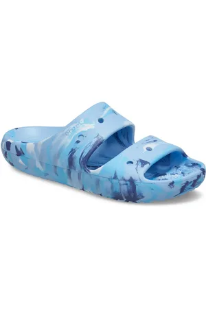 Crocs Classic Marbled Sandal Pantolette mit Tieffußbett