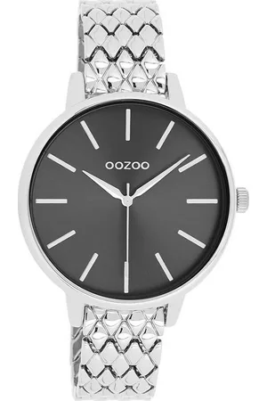 Oozoo Quarzuhr C11434, Armbanduhr, Damenuhr, Edelstahlarmband, analog