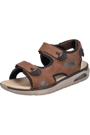 Rieker Sandale, Trekkingsandale, Outdoorsandale, Sommerschuh mit Klettverschlüssen