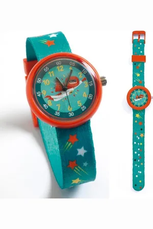 Djeco Quarzuhr Kinder Armbanduhr in buntem Design - Verkäufer: Schenken & Spielen