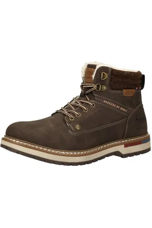 Dockers Stiefelette Lederimitat Schnürstiefelette