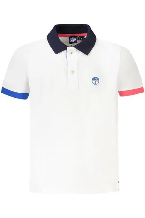North Sails Poloshirt Weißes Kurzarm-Poloshirt für Kinder mit Logo & - Verkäufer: Redeve