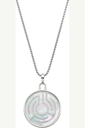Leonardo Kette mit Anhänger Halskette Joy, 024366, 024367, mit Zirkonia (synth) - mit Perle (imitiert)