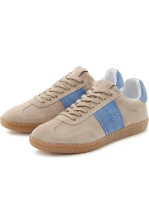 ELBSAND Freizeitschuh Sneaker Retro Sneaker,Lederschuh, Schnürhalbschuh, Halbschuh aus Leder Unisex