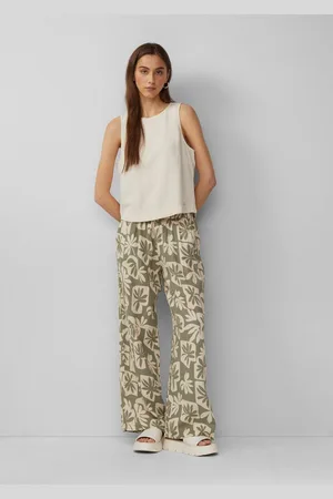 QS by s.Oliver Stoffhose Wide-Leg-Hose aus Musselin - Verkäufer: s.Oliver