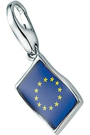 Giorgio Martello Charm-Einhänger Flagge Europa, Silber 925