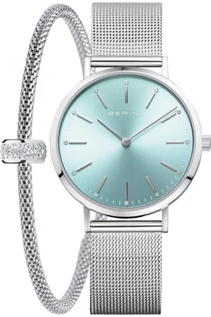 Bering Quarzuhr 14134-005-GWP Damenuhr Classic Set mit Armband 34mm 3ATM 14134-005-GWP Damenuhr Classic Set mit Armband 34mm 3ATM - Verkäufer: Timeshop24