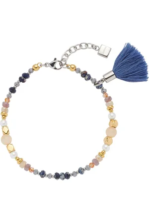 Leonardo Armband Babsi, 024314, mit Sodalith - mit Glasperle, Perlmutt, Perle (imitiert)