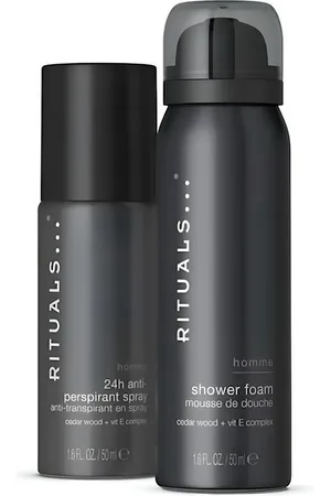 Rituals Pflege-Geschenkset Homme Collection Mini Travel Set – Deo & Duschschaum Deo (50 ml) & Duschschaum (50 ml) mit dem Duft der Homme Collection, 2-tlg. - Verkäufer: eCommerce GmbH