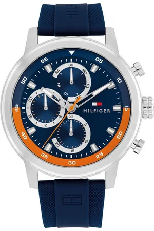 Tommy Hilfiger Multifunktionsuhr Rocky 1792177, Quarzuhr, Armbanduhr, Herrenuhr, Silikonarmband, analog