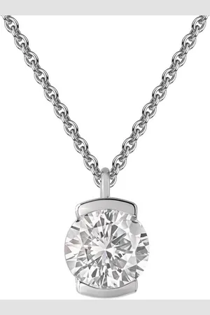 Firetti Kette mit Anhänger Schmuck Geschenk Silber 925 Halsschmuck Halskette Ankerkette Solitär, Made in Germany - mit Zirkonia (synth)