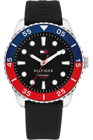 Tommy Hilfiger Quarzuhr Oceanic 1792201, Armbanduhr, Herrenuhr, Silikonarmband, analog