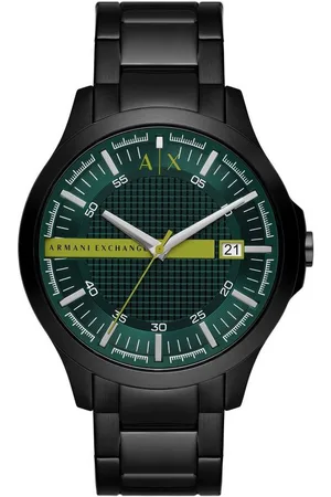 Armani Exchange Quarzuhr AX2450, Armbanduhr, Herrenuhr, Datum, analog, Edelstahlarmband